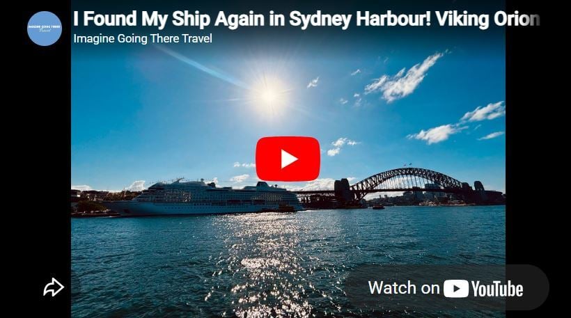 I found my ship again in Sydney Harbour